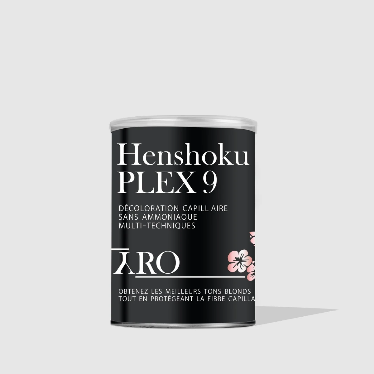 Poudre décolorante Henshoku Plex 9 de YRO, pot de 500 g, sans ammoniaque